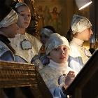 25 февраля 2024 года дети читали и пели во время Божественной литургии