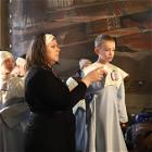 25 февраля 2024 года дети читали и пели во время Божественной литургии